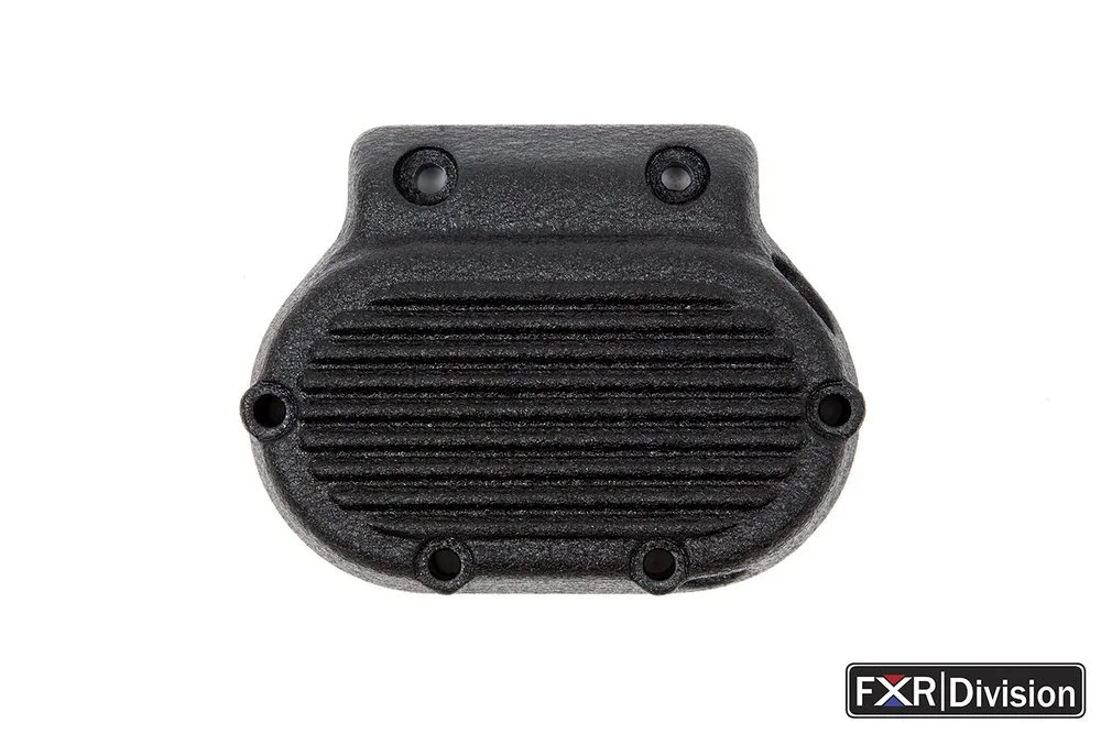 FXR TRANSMISSION SIDE COVER FOR 87-94 - CHROME, GLOSS OR WRINKLE